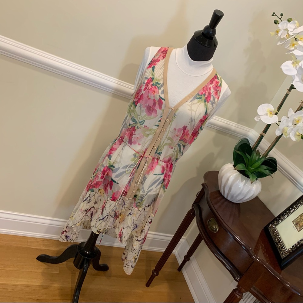 Elisabeth and James floral silk dress - Picture 1 of 12